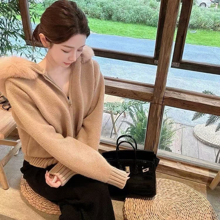 Sweat à capuche tricoté Fiorena Rosa™ Marivelle – Vêtements d'hiver élégants