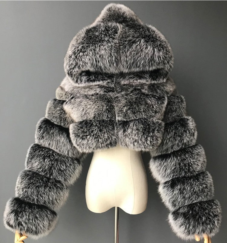 Veste courte en fourrure Fiorena Rosa™ Marcelline – Style hivernal élégant