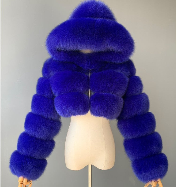 Veste courte en fourrure Fiorena Rosa™ Marcelline – Style hivernal élégant