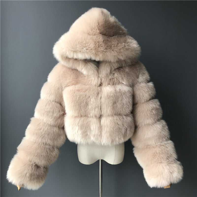 Veste courte en fourrure Fiorena Rosa™ Marcelline – Style hivernal élégant
