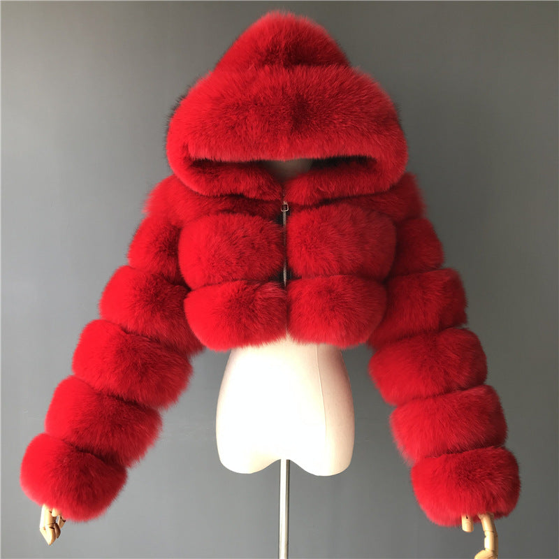 Veste courte en fourrure Fiorena Rosa™ Marcelline – Style hivernal élégant