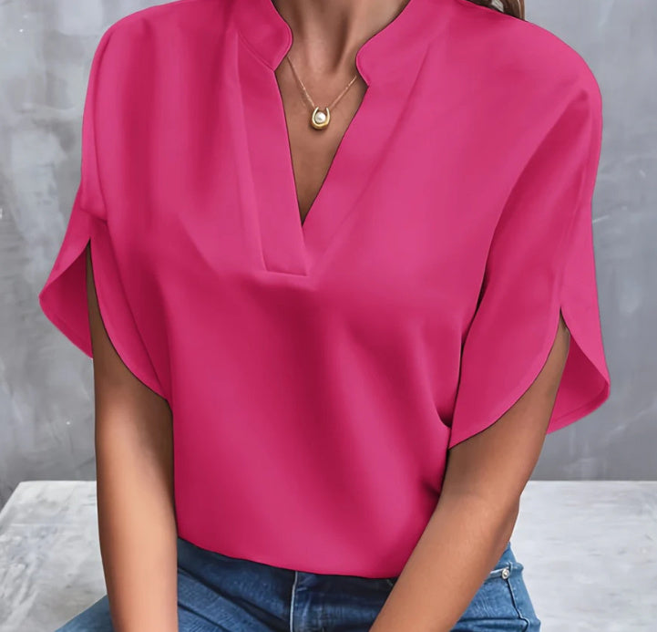 Chemise d'été Fiorena Rosa™ – Mode légère et élégante