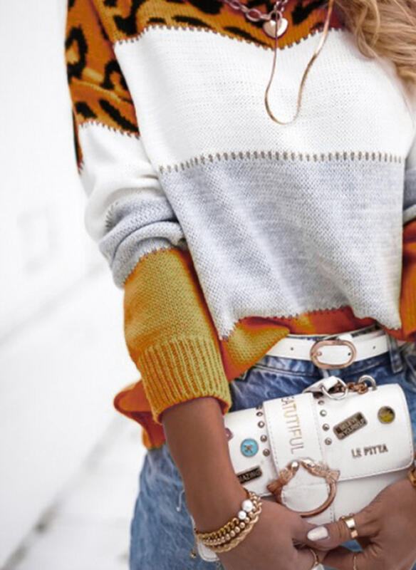 Fiorena Rosa™ Valina Print Sweater – Modern Bottoming Shirt Look
