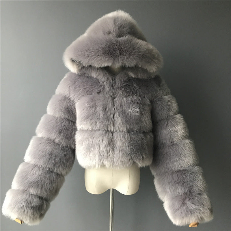 Veste courte en fourrure Fiorena Rosa™ Marcelline – Style hivernal élégant