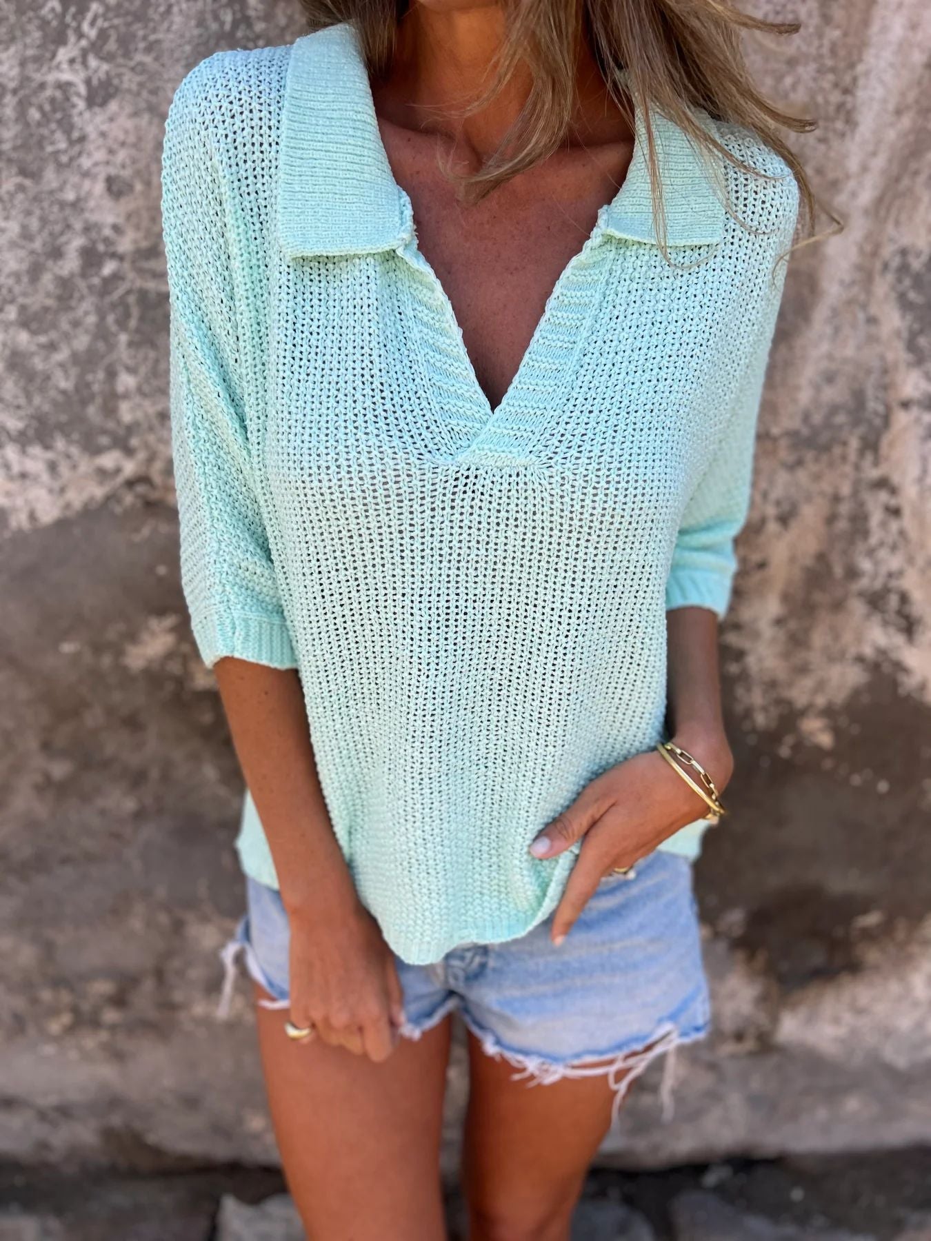 Tricot classique Fiorena Rosa™ Calindra – T-shirt élégant à porter au quotidien