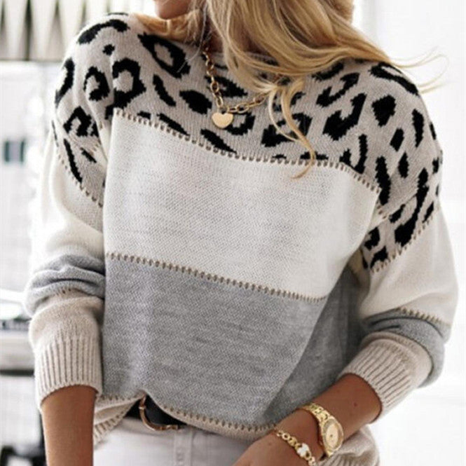 Fiorena Rosa™ Valina Print Sweater – Modern Bottoming Shirt Look