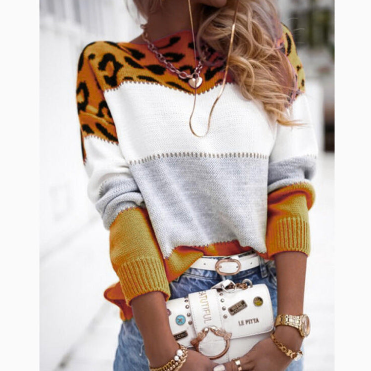 Fiorena Rosa™ Valina Print Sweater – Modern Bottoming Shirt Look