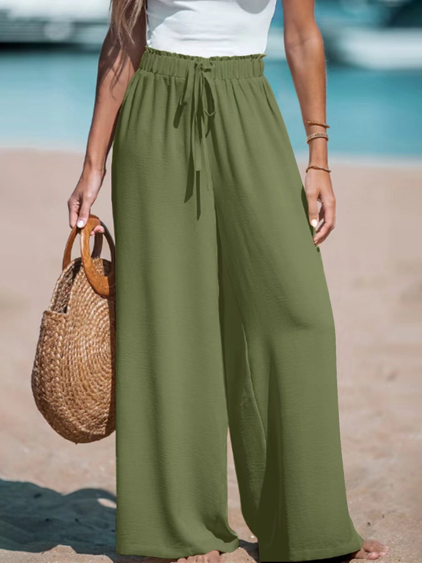 Pantalon coupe décontractée Fiorena Rosa™ Novara – Confort chic et jambes larges