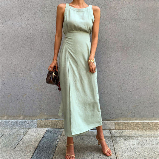 Fiorena Rosa™ Belted Dress – Chic Sexy Temperament Style