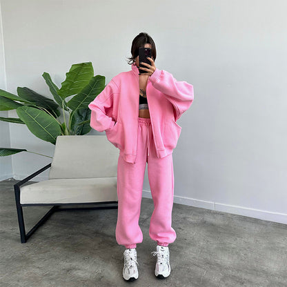Survêtement Fiorena Rosa™ Althea – Col montant et poches élégants