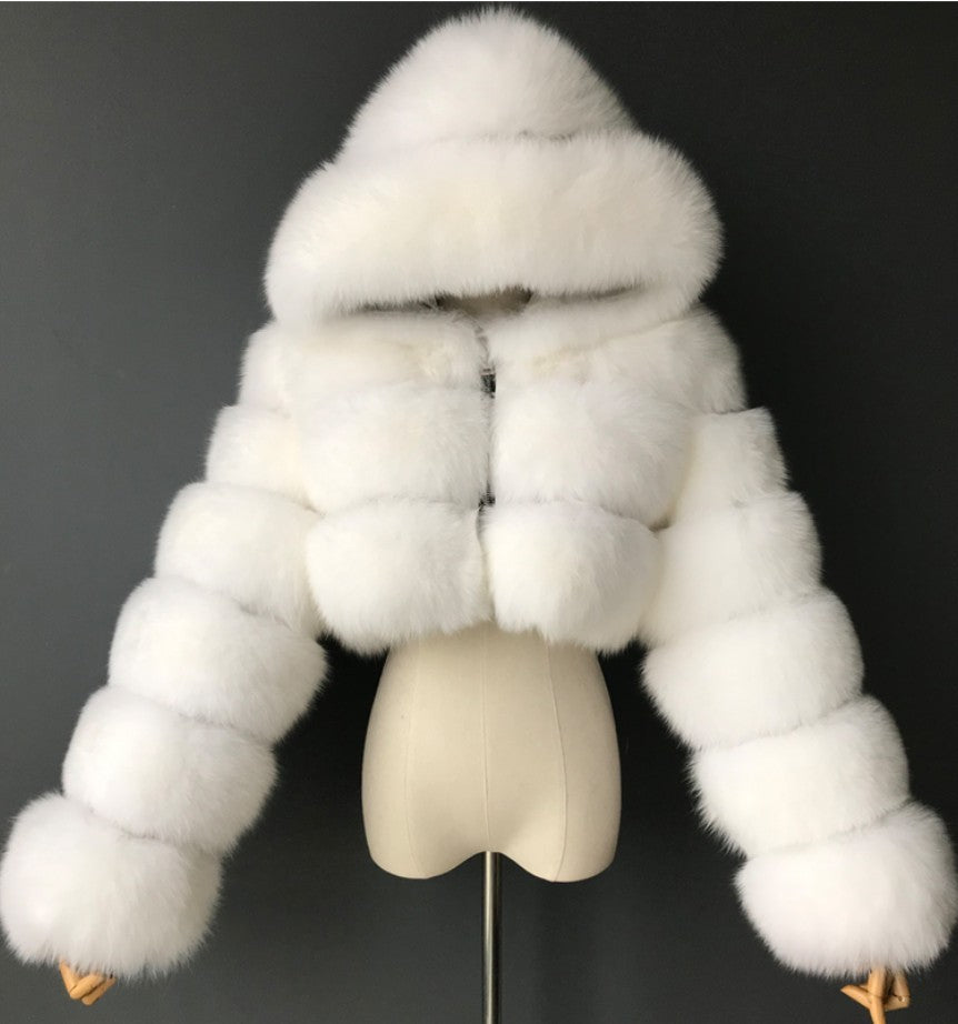 Veste courte en fourrure Fiorena Rosa™ Marcelline – Style hivernal élégant