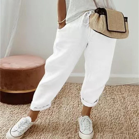 Pantalon décontracté Fiorena Rosa™ Talyra – Coupe moderne et tendance