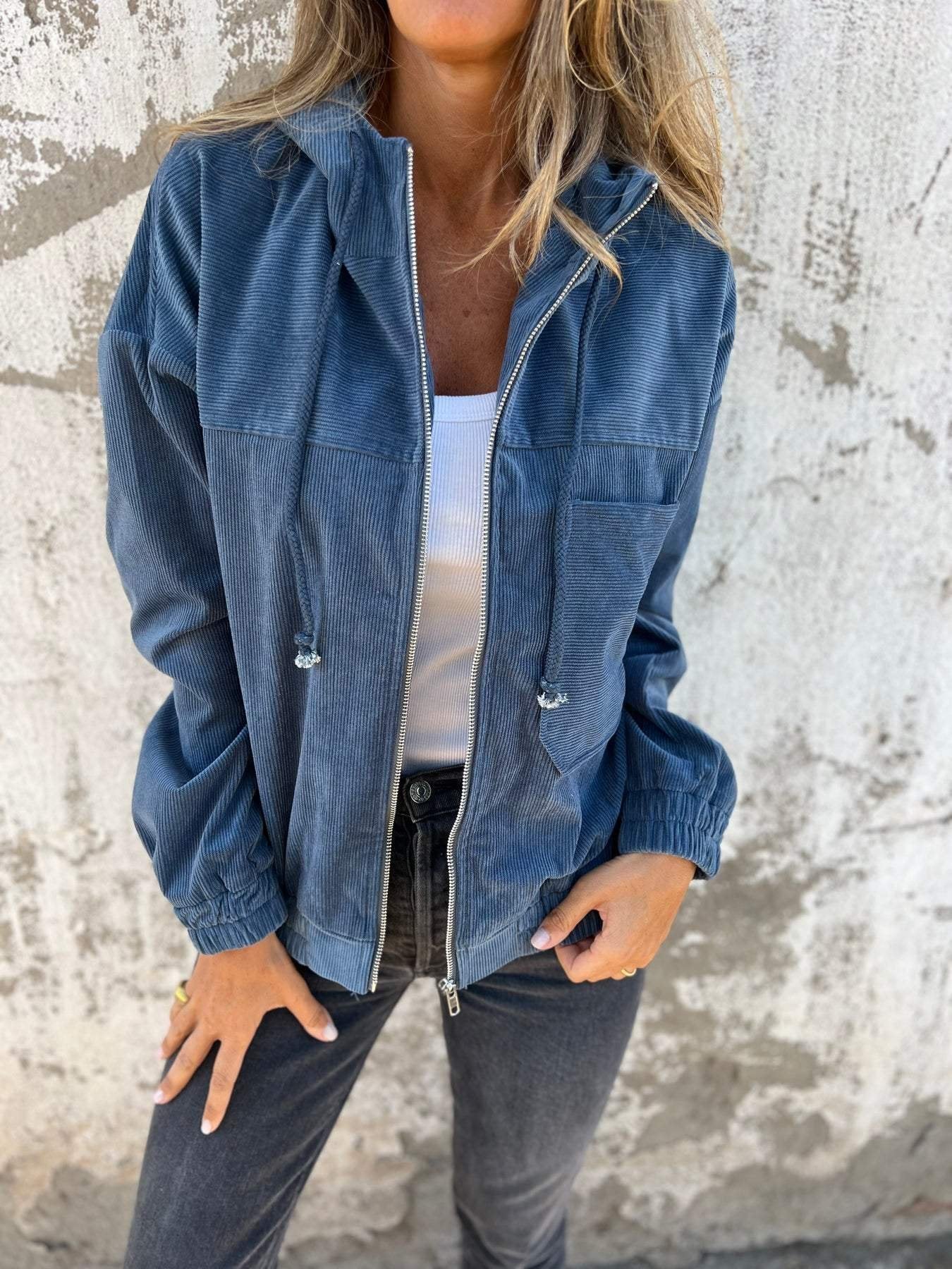 Manteau à cordon de serrage Fiorena Rosa™ Vespera – Vêtements d'extérieur décontractés