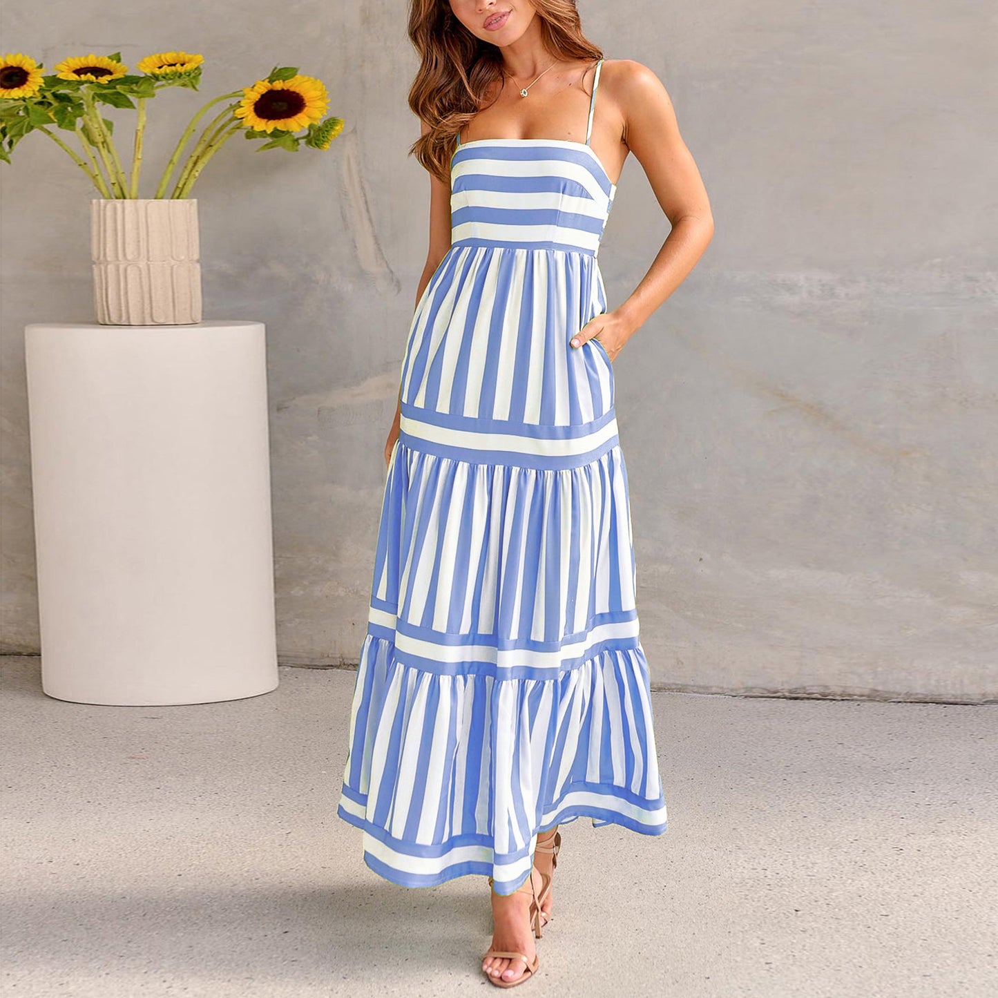Robe d'été Selene de Fiorena Rosa™ – Une mode de vacances sans effort