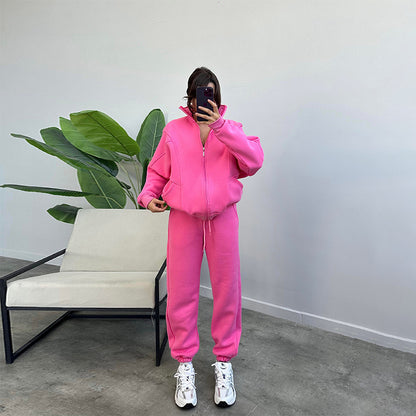 Survêtement Fiorena Rosa™ Althea – Col montant et poches élégants