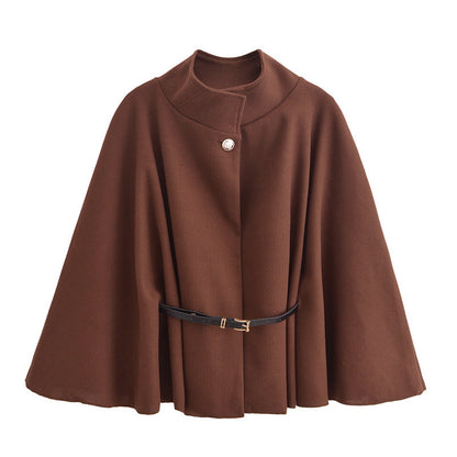 Haut à col montant Fiorena Rosa™ Vesper – Manteau pull oversize chic