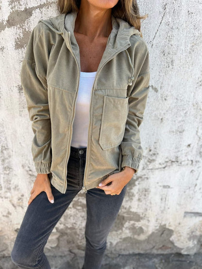 Manteau à cordon de serrage Fiorena Rosa™ Vespera – Vêtements d'extérieur décontractés