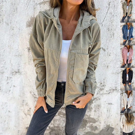 Manteau à cordon de serrage Fiorena Rosa™ Vespera – Vêtements d'extérieur décontractés