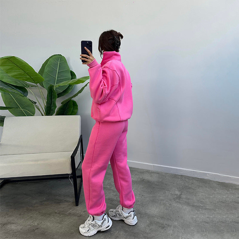 Survêtement Fiorena Rosa™ Althea – Col montant et poches élégants