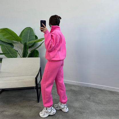 Survêtement Fiorena Rosa™ Althea – Col montant et poches élégants