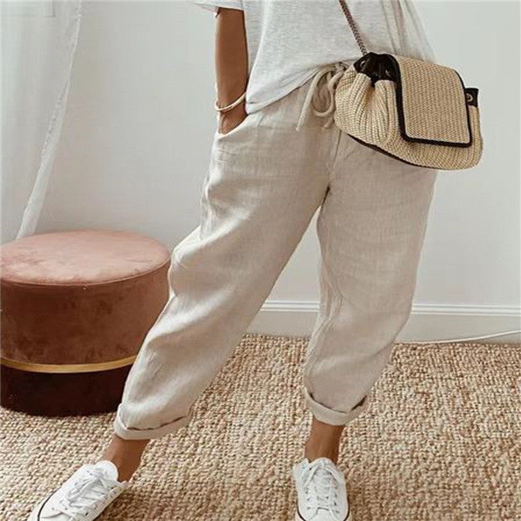 Pantalon décontracté Fiorena Rosa™ Talyra – Coupe moderne et tendance