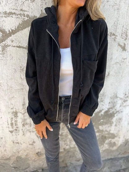 Manteau à cordon de serrage Fiorena Rosa™ Vespera – Vêtements d'extérieur décontractés