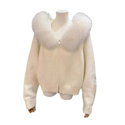 Sweat à capuche tricoté Fiorena Rosa™ Marivelle – Vêtements d'hiver élégants